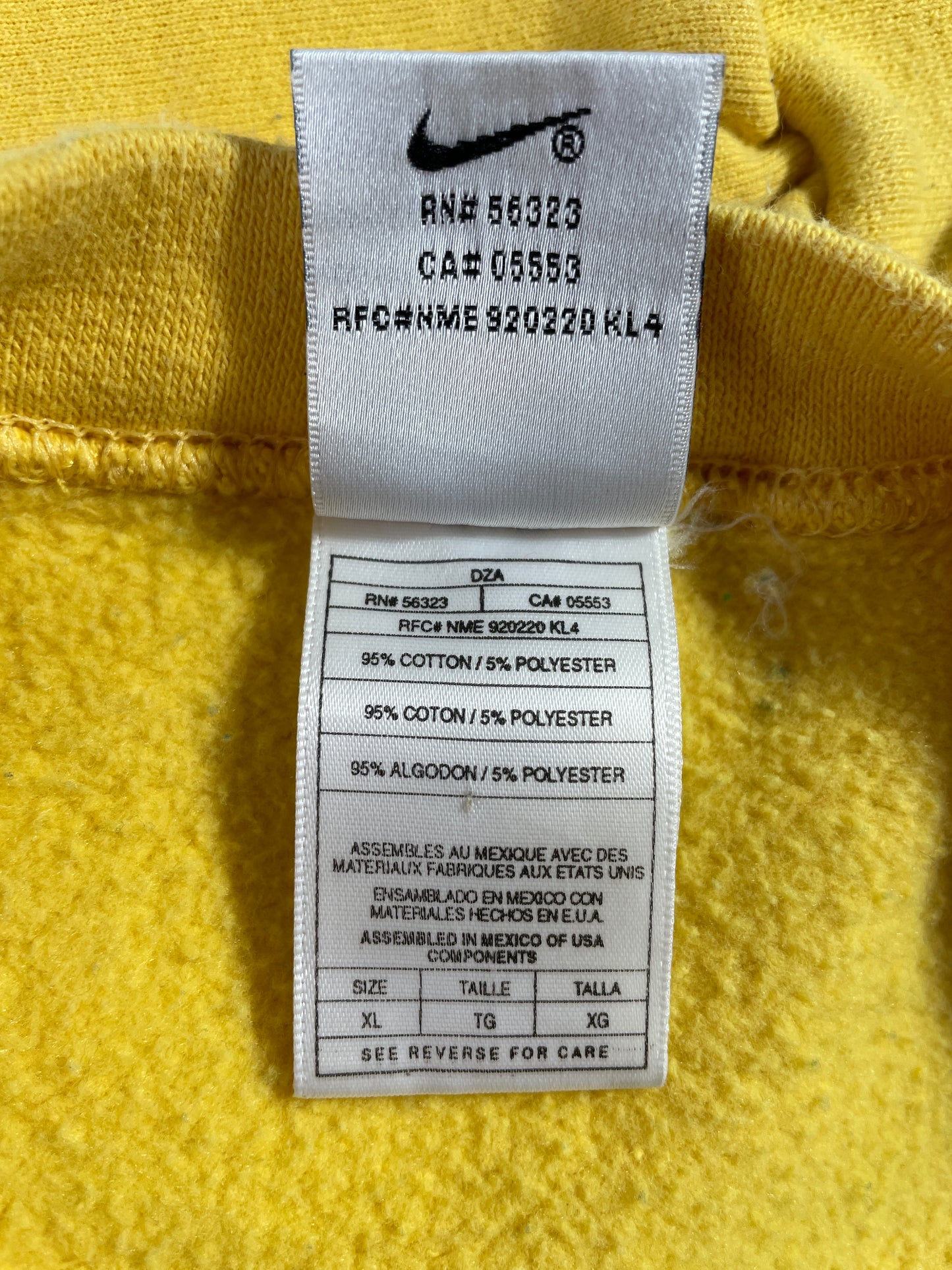 90's NIKE Size XL Vintage Sweat-shirt / E4632S