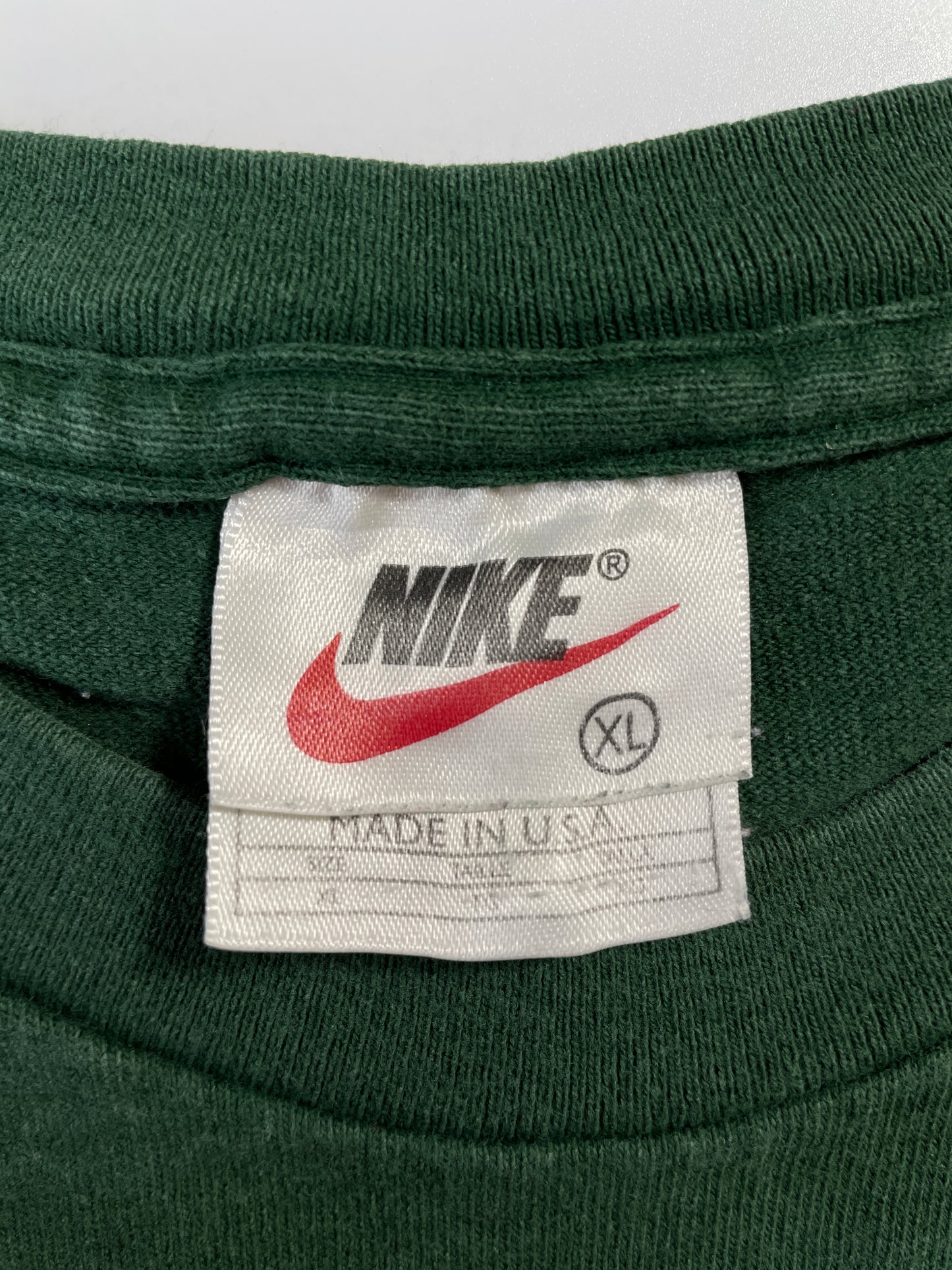 90's NIKE MICHIGAN SPARTANS Made in USA Size XL Vintage T-Shirt / E1542T