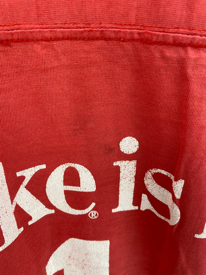 80’s COKE IS IT Size No Tag (Approx.XL) Vintage T-Shirt / A6167