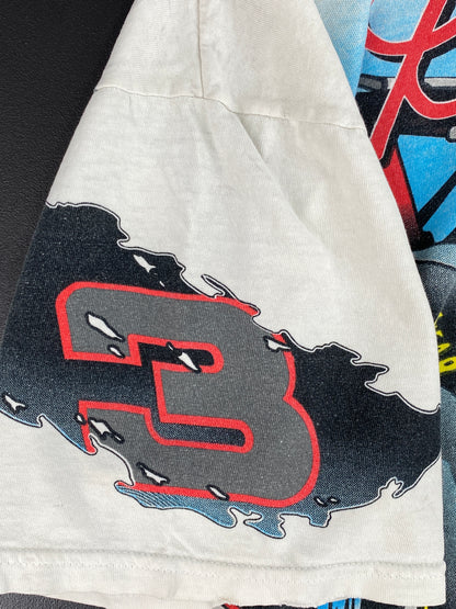 90’s DALE EARNHARDT Made in USA Size XL Racing T-Shirt / A3758