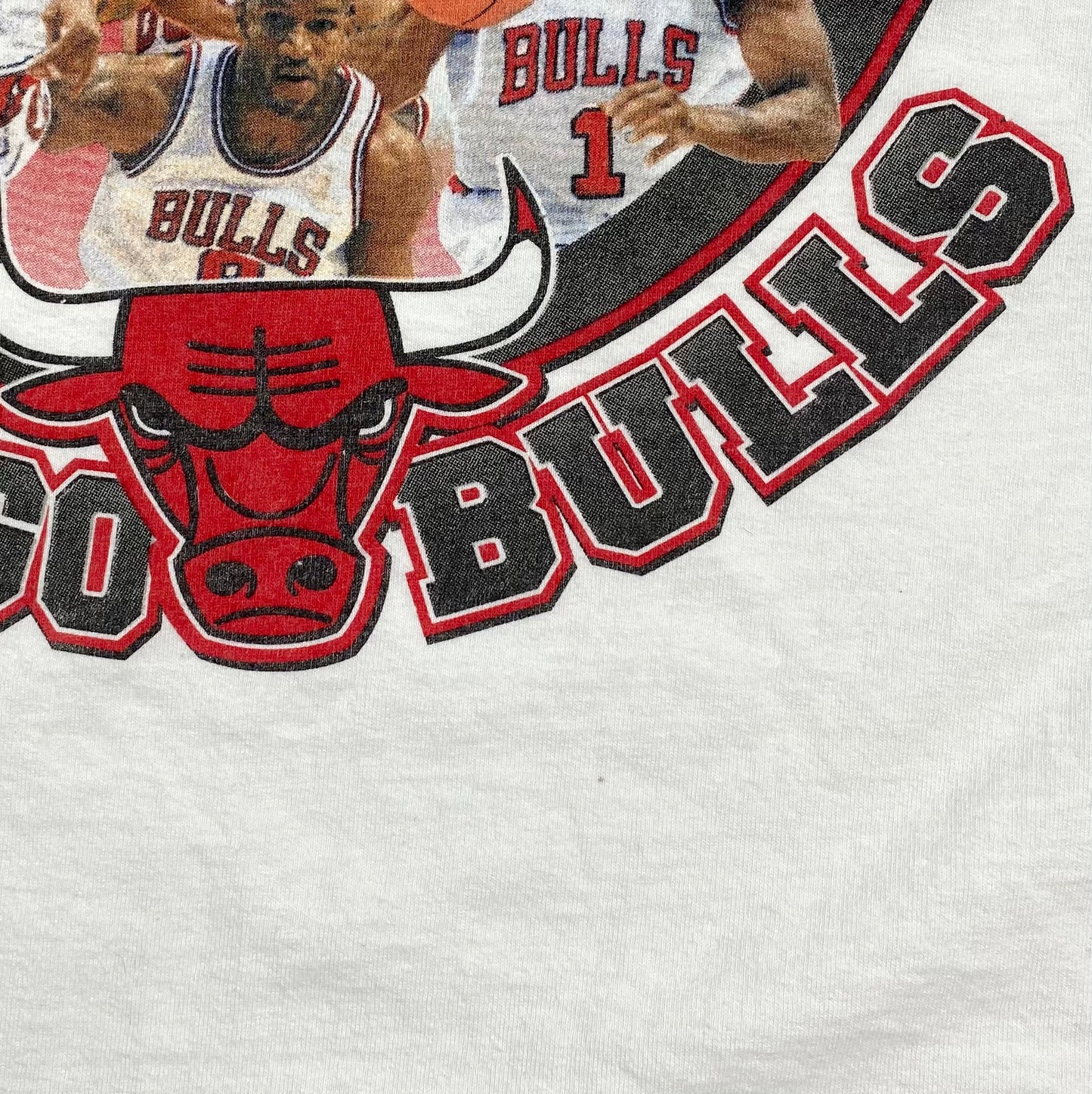 1997 NBA Champs Chicago Bulls Made in USA Vintage T-Shirts / 4613