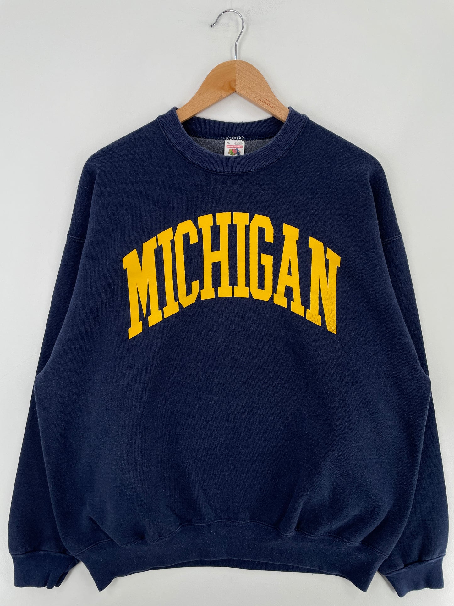 90's MICHIGAN Made in USA Size XL Vintage College Sweat-shirt / E2775S