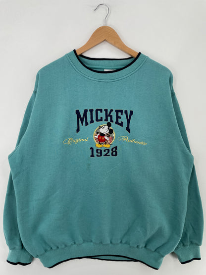 90's DISNEY MICKEY Size XL Vintage Sweat Shirt / E4117S