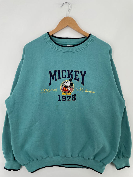 90's DISNEY MICKEY Size XL Vintage Sweat Shirt / E4117S