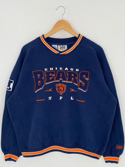 Vintage CHICAGO BEARS Size L NFL Sweat shirt / K5439