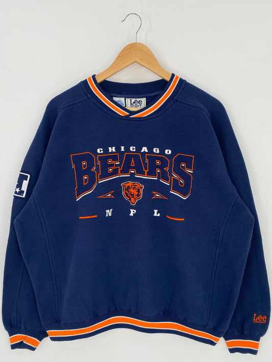 Vintage CHICAGO BEARS Size L NFL Sweat shirt / K5439