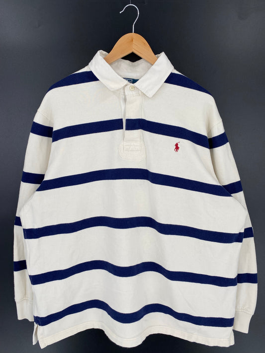 Vintage POLO RALPH LAUREN Size XXL Rugby-Shirt / K7006