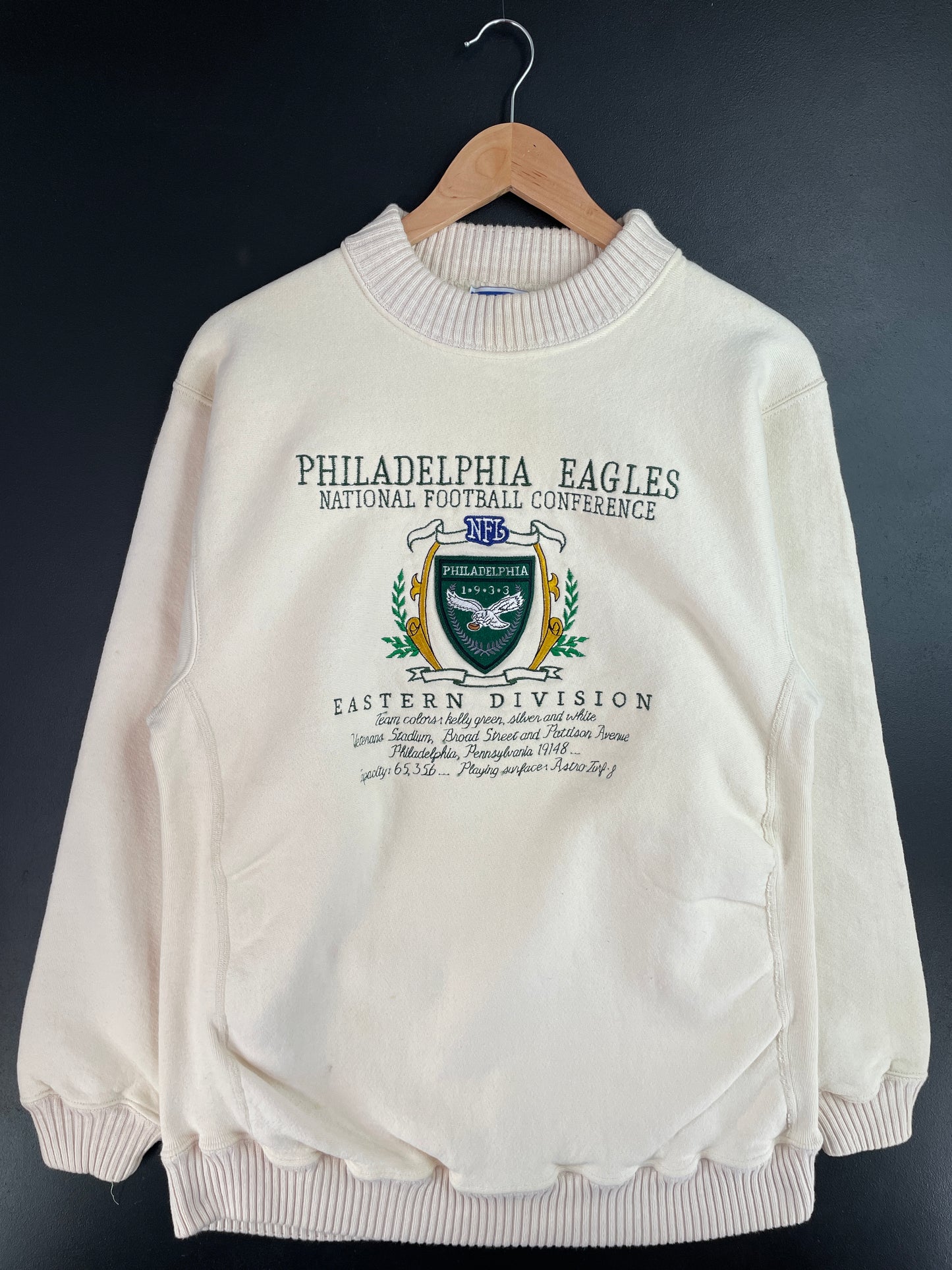 90's PHILADELPHIA EAGLES Made in USA Size L Vintage NFL Sweat-shirt / E110