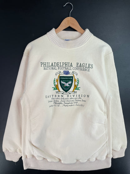 90's PHILADELPHIA EAGLES Made in USA Size L Vintage NFL Sweat-shirt / E110