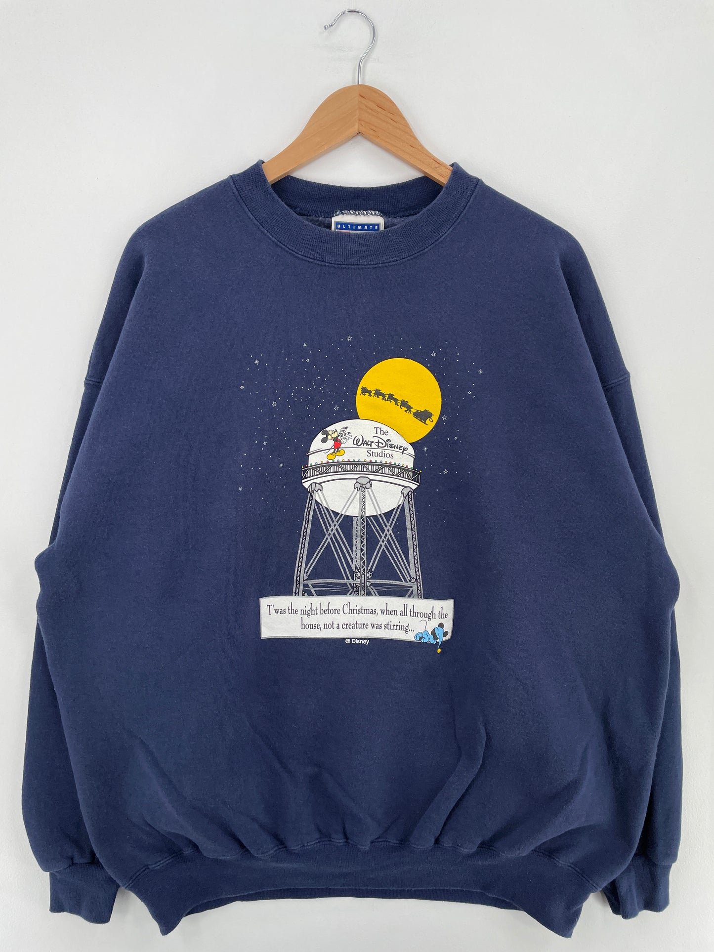 1997 DISNEY MICKEY Size XL Vintage Sweat-shirt / E839