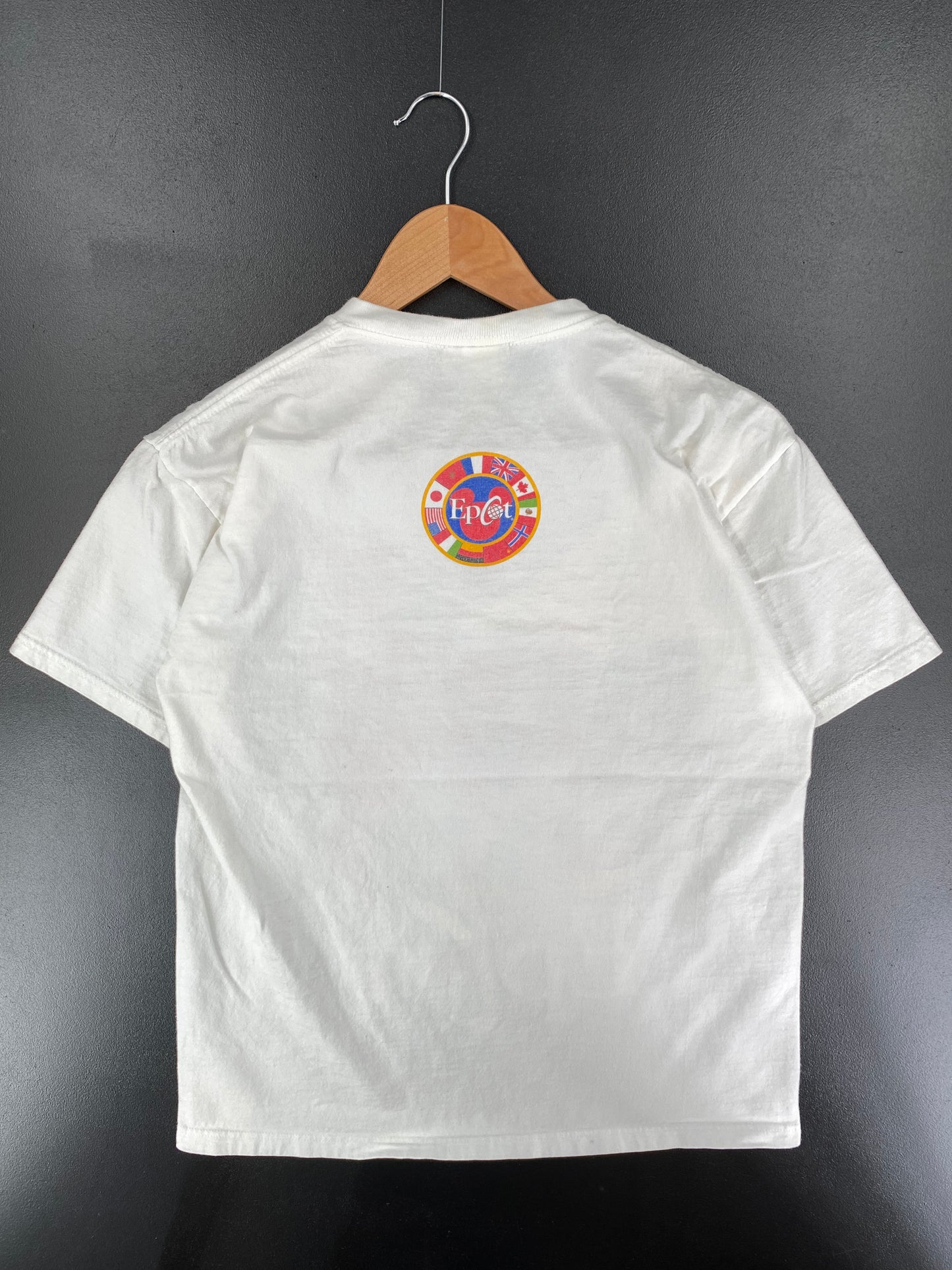 00' DISNEY EPCOT Made in USA Size S Vintage T-shirt / A859