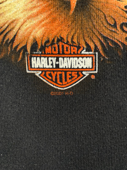 2001 HARLEY DAVIDSON Size L Vintage Sweat-Shirt / A7846