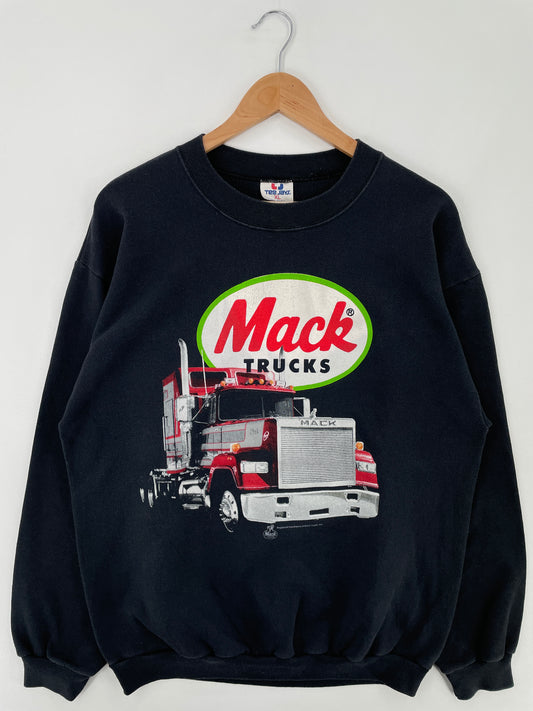 90's MACK TRUCKS Made in USA Size XL Vintage Sweat-shirt / E10
