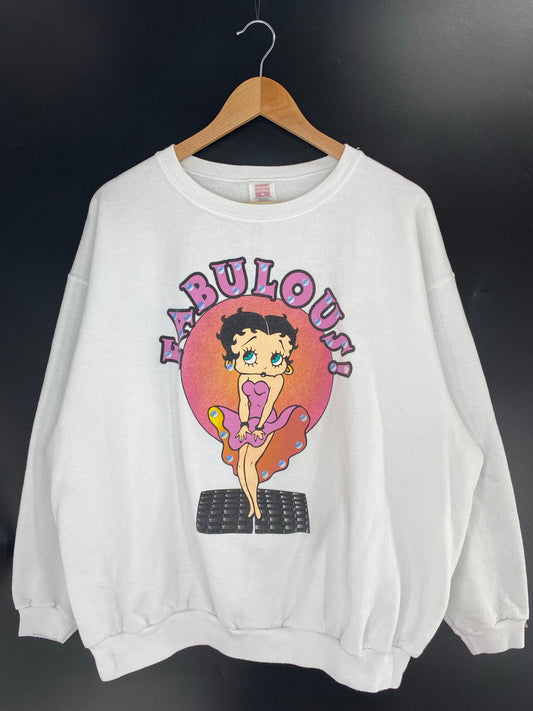 90’s BETTY BOOP Size L Vintage Sweat-shirt / A8192