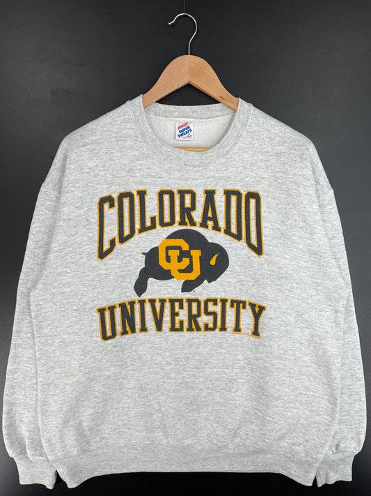 90's COLORADO UNIVERSITY Made in USA Size XL Vintage College Sweat shirt / E4462S
