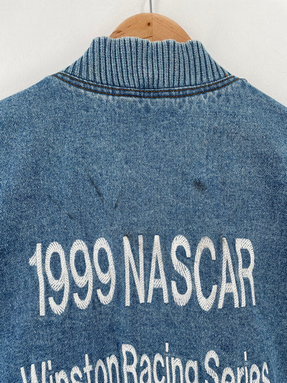1999 NASCAR Size XL Vintage Racing Denim Jacket / E6058J