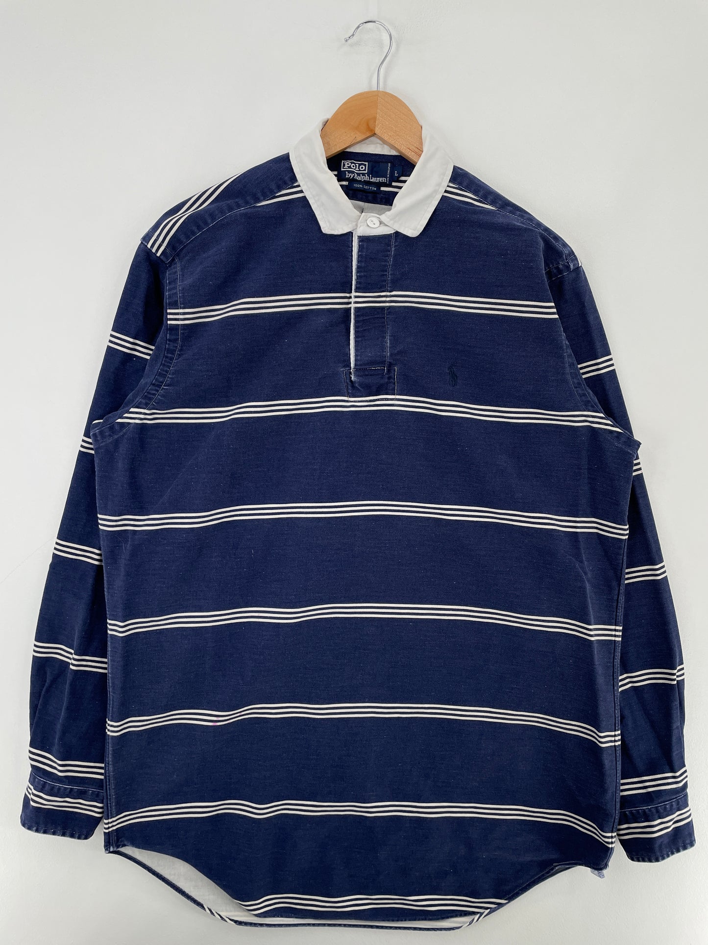 90's POLO RALPH LAUREN Size L Vintage Rugby Shirt / E2673R