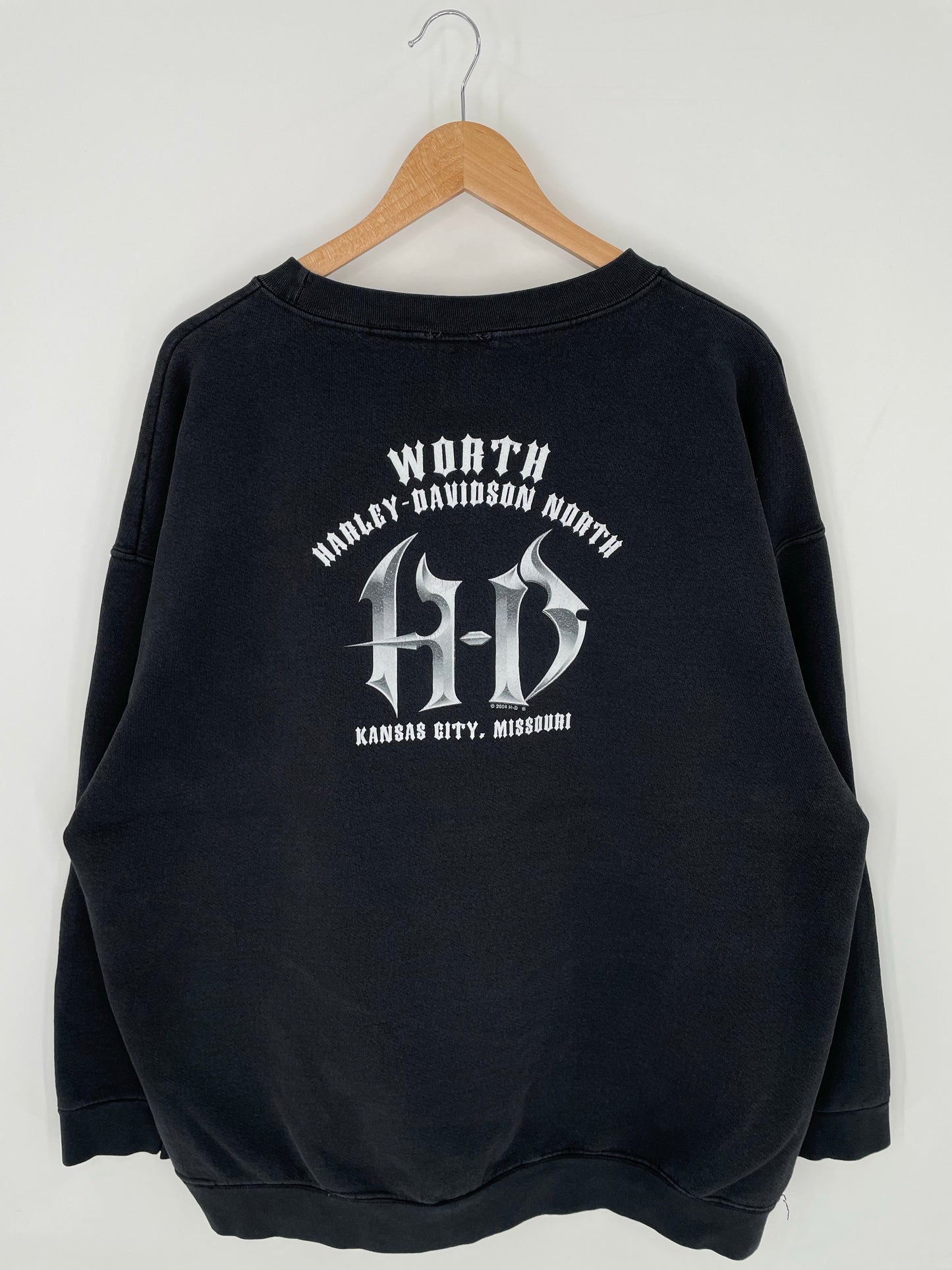 2004 HARLEY DAVIDSON Size XXL Vintage Sweat-shirt / K8847