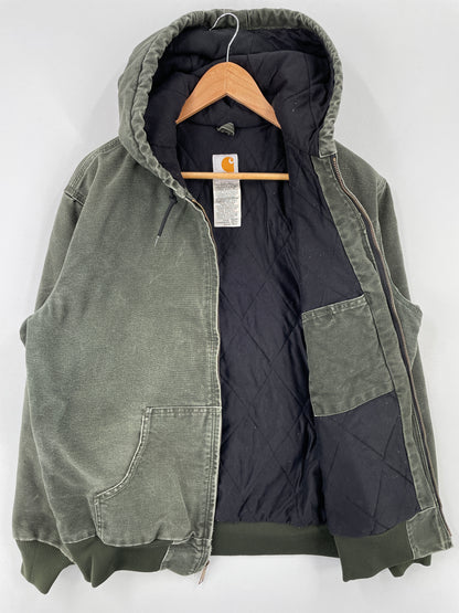 Vintage CARHARTT Size Ladies.L Hoodie Duck Jacket / A8987