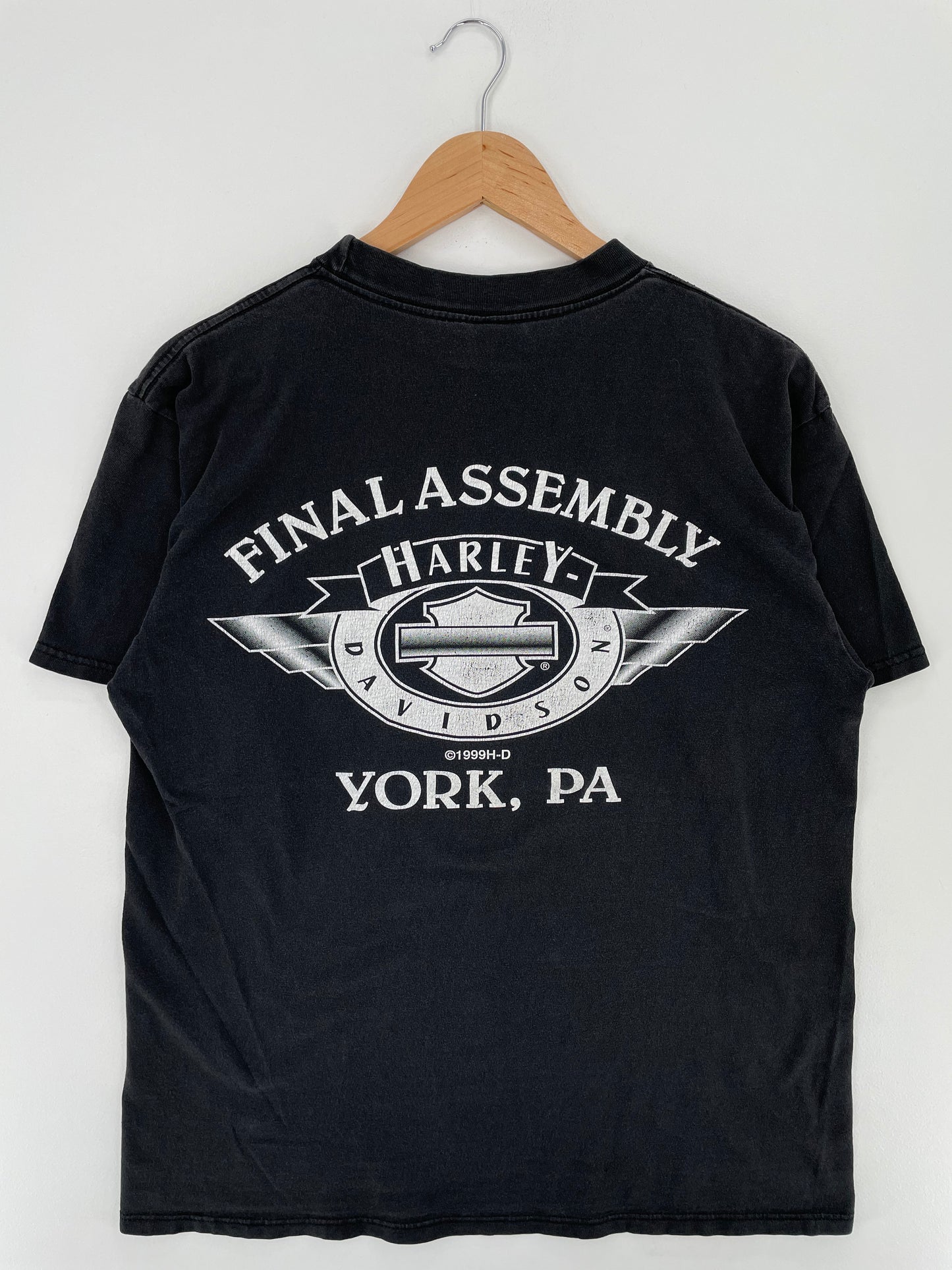 90's HARLEY DAVIDSON PENNSYLVANIA Made in USA Size L Vintage T-Shirt / A2486