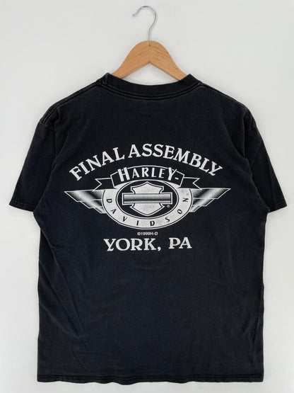 90's HARLEY DAVIDSON PENNSYLVANIA Made in USA Size L Vintage T-Shirt / A2486