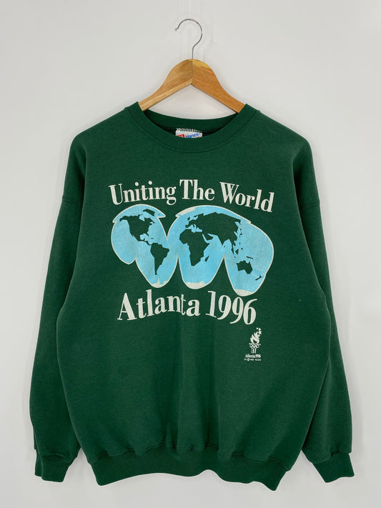 1996 Atlanta Olympic Size L Vintage Sweat-shirt / 7294
