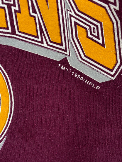 1990 WASHINGTON REDSKINS Made in USA Size XL Vintage NFL Sweat-shirt / A9899