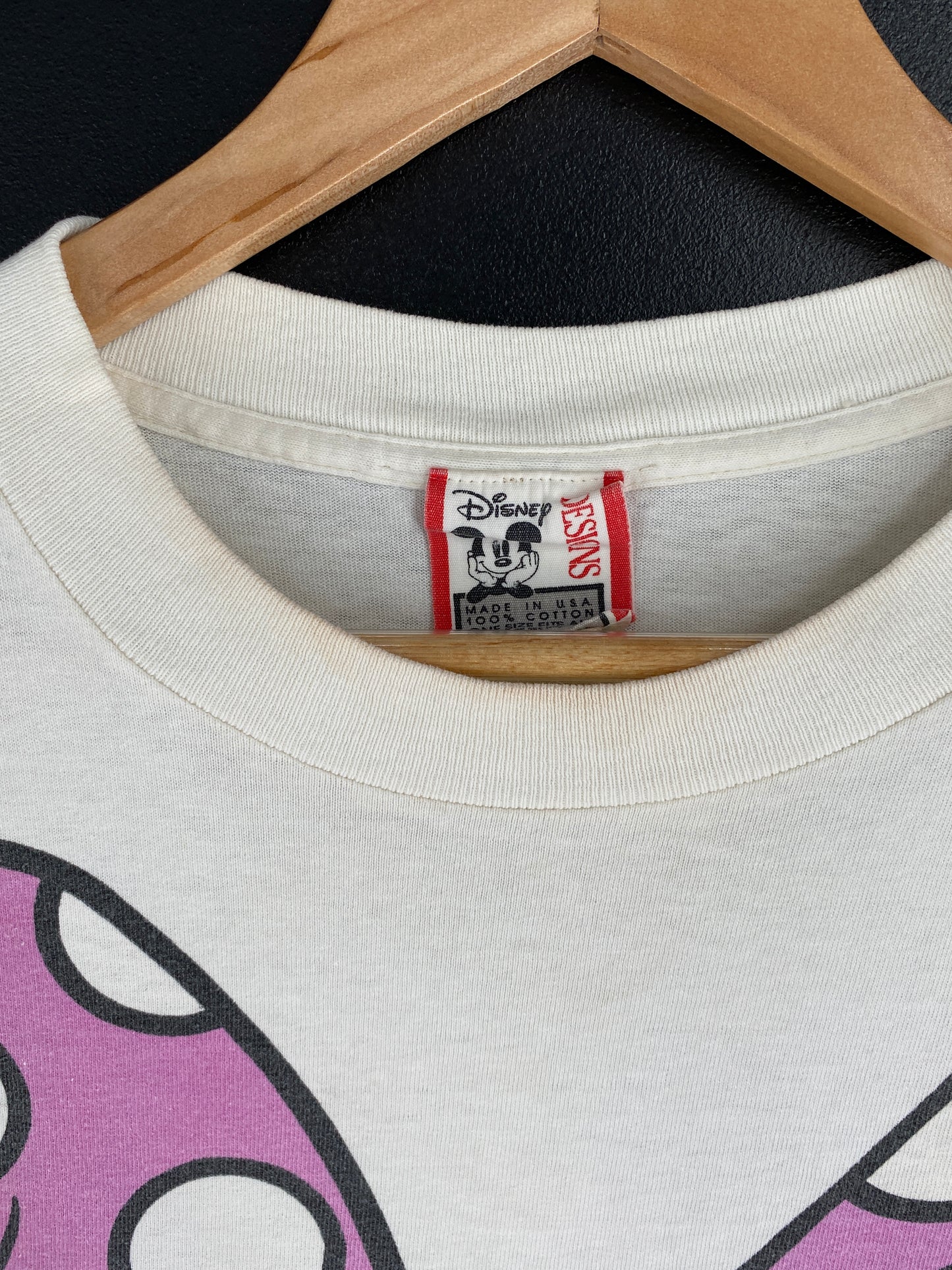 90's DISNEY MINNIE Made in USA Size One Size(Approx.XL) Vintage T-Shirt / A5096