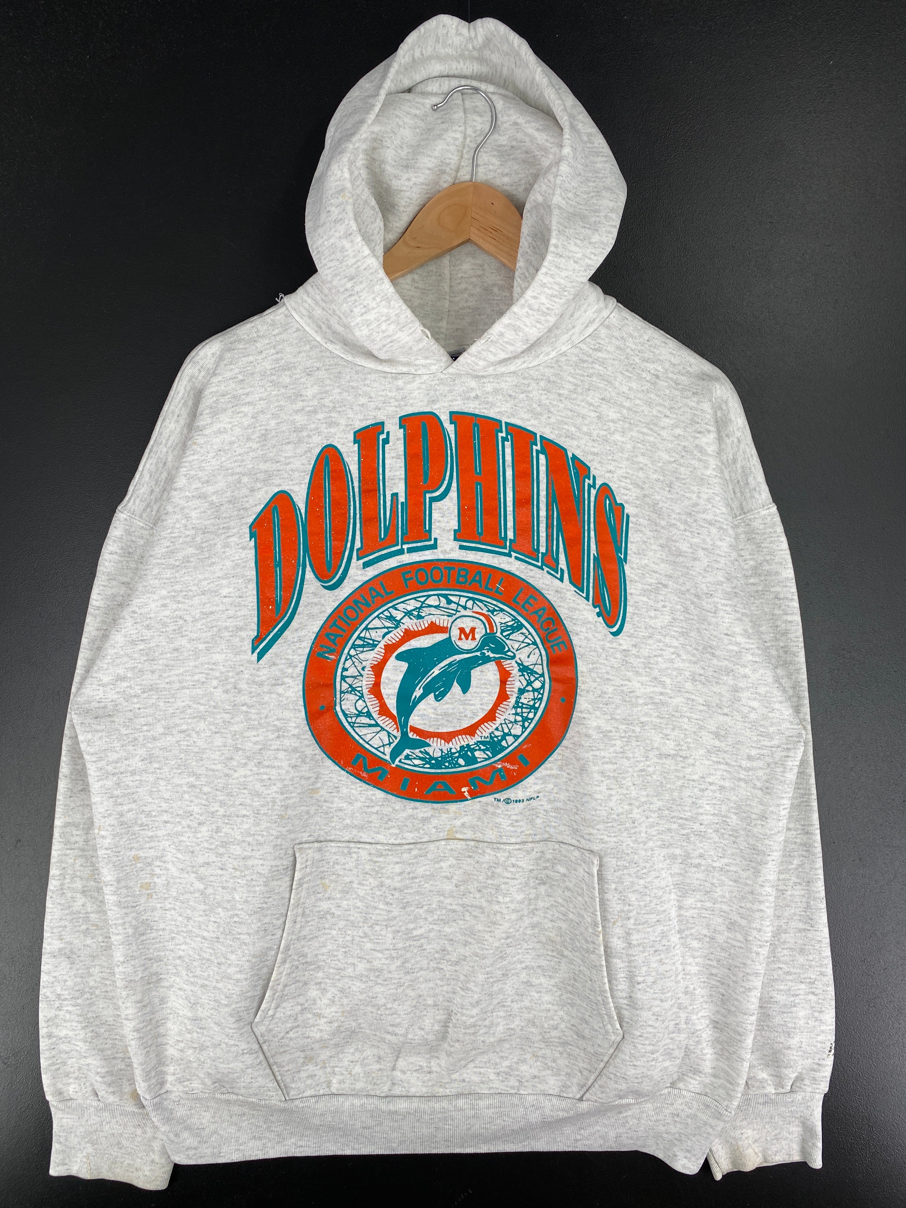 Vintage NFL Miami Dolphins Sweatshirt 1993 Size XL Made in USA