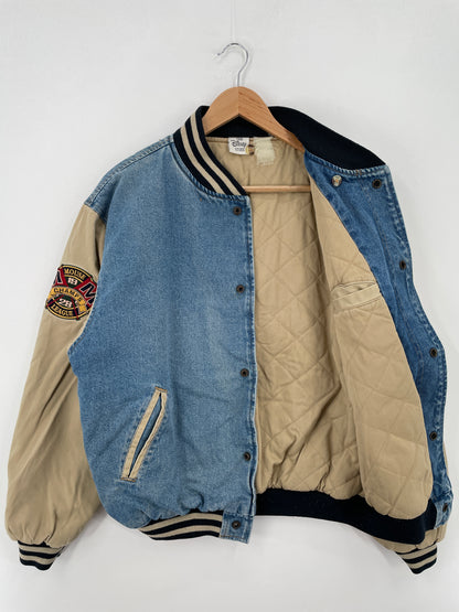 Vintage DISNEY MICKEY Size Approx.L Denim Jacket / A7320