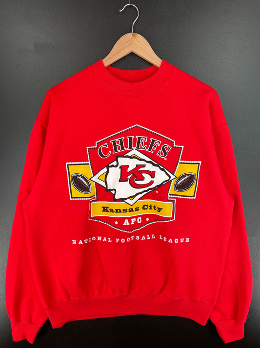 90’s KANSAS CHIEFS Size XL Vintage NFL Sweat-shirt / A1554