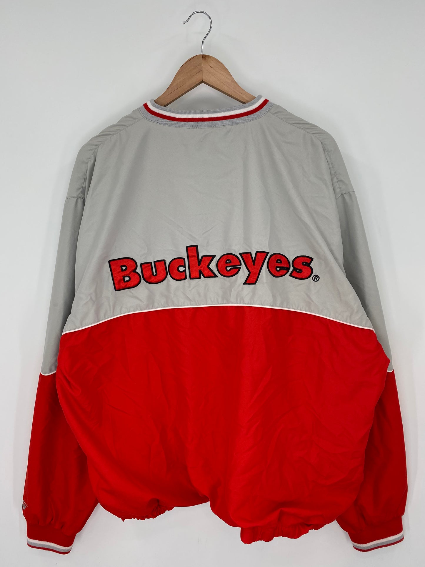 Vintage OHIO STATE BUCKEYES Size XL College Nylon Jacket/ K9700