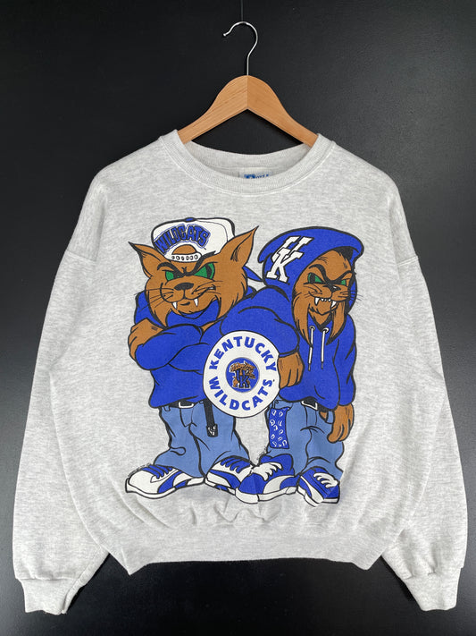 90's KENTUCKY WILDCATS Made in USA Size Approx.L Vintage College Sweat Shirt / E6763S