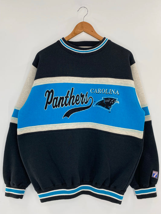 90’s CAROLINA PANTHERS Size L NFL Sweat-Shirt / K4274
