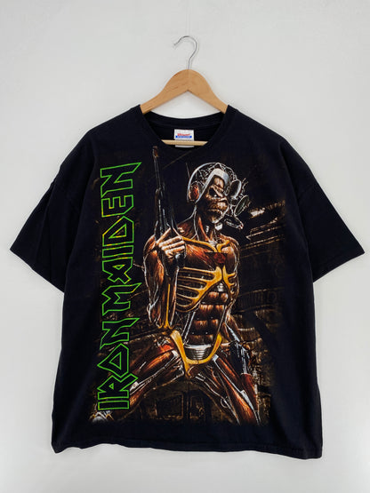 00' IRON MAIDEN Size XXL Vintage Music T-Shirt / A5050