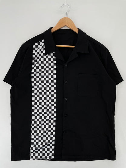 .90’s Bowling Shirt Size Approx.XL Vintage Button Down Shirt / E6752B