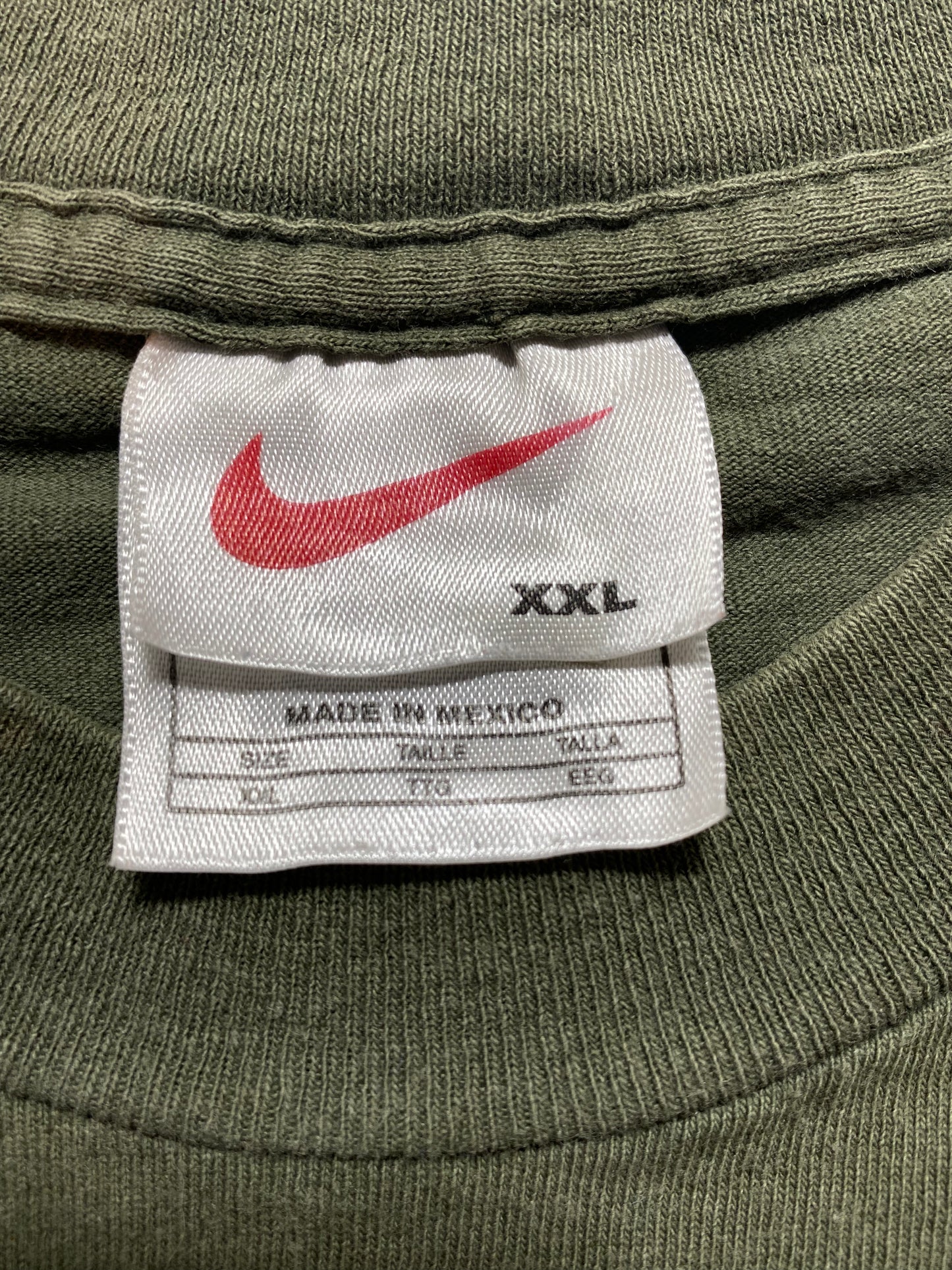 90’s NIKE Made in USA Size XXL Vintage Long Sleeve T-shirt / A21