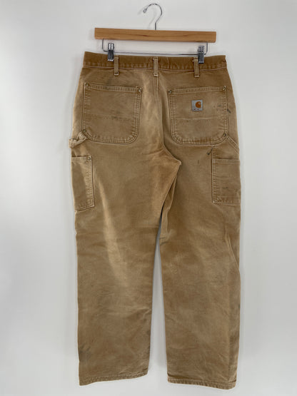 .Vintage CARHARTT Double Knee Made in USA Size W32xL28 Duck Pant / A8900