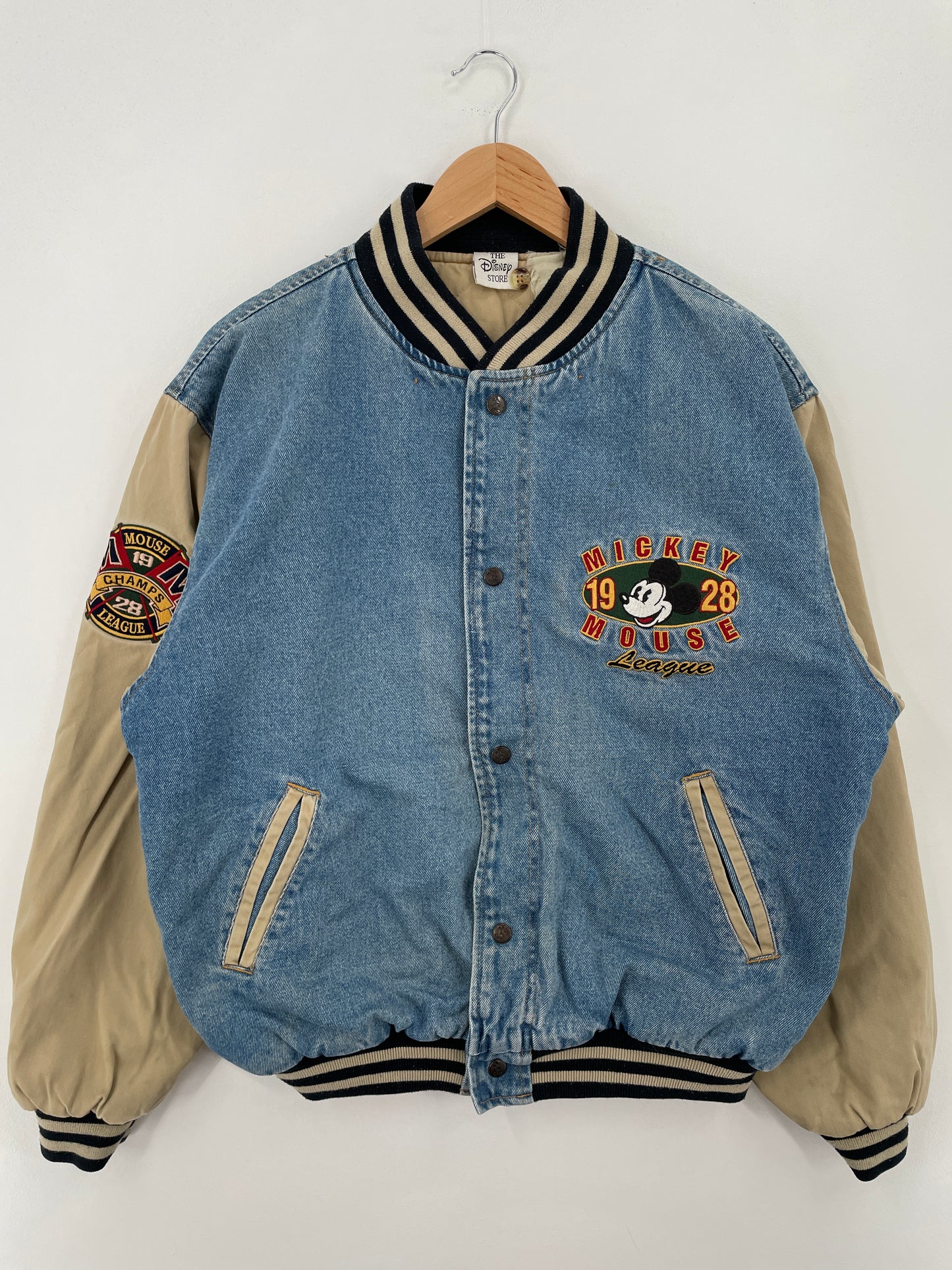 Vintage DISNEY MICKEY Size Approx.L Denim Jacket / A7320