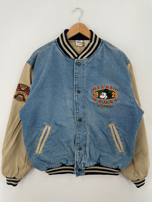 Vintage DISNEY MICKEY Size Approx.L Denim Jacket / A7320