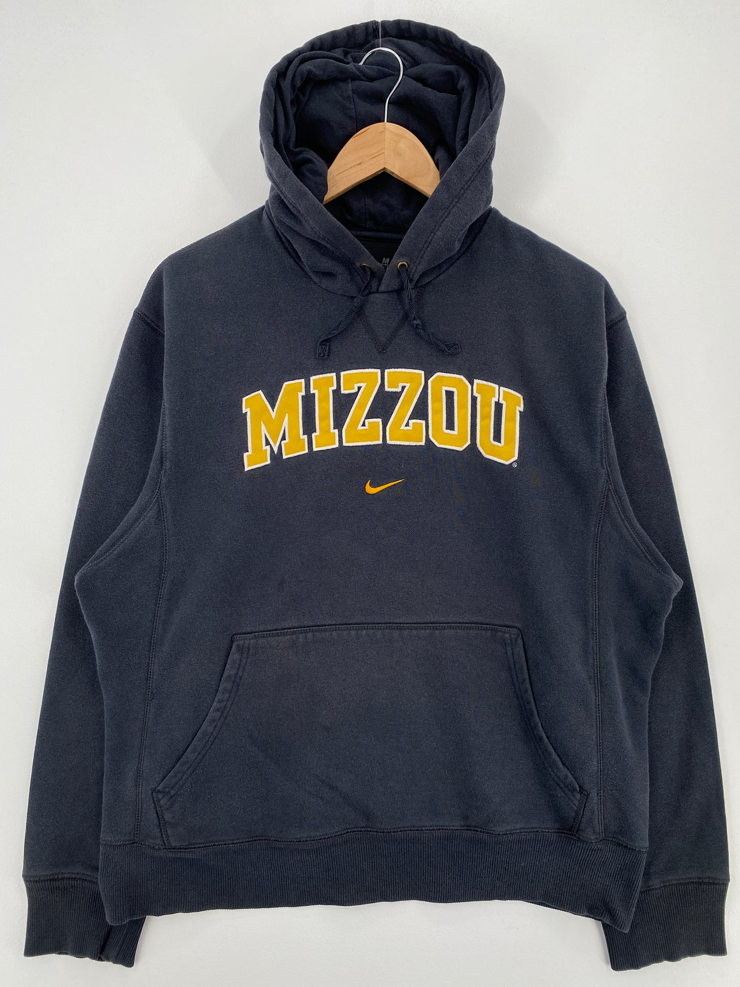 Vintage NIKE MISSOURI Size M Vintage College Hoodie Sweat-Shirt / A4565