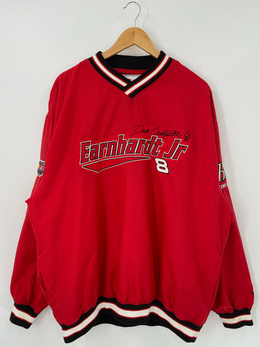 Vintage NASCAR DALE EARNHARDT Size XL Nylon Racing Windbreaker Jacket  / K4841