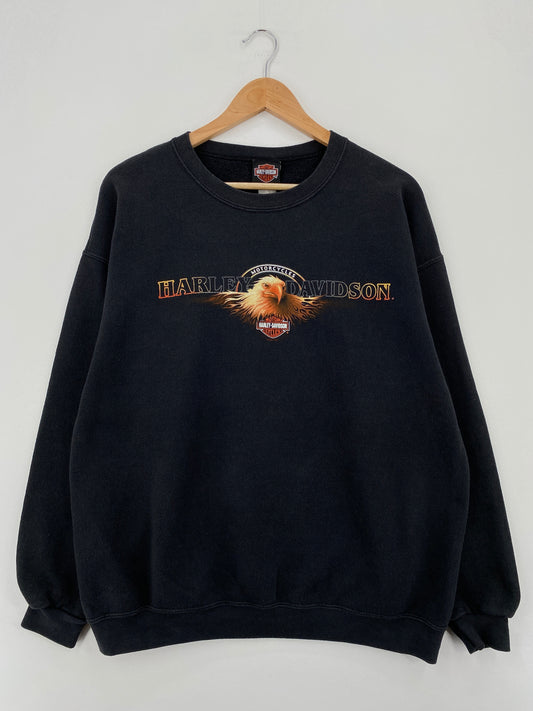 2001 HARLEY DAVIDSON Size L Vintage Sweat-Shirt / A7846