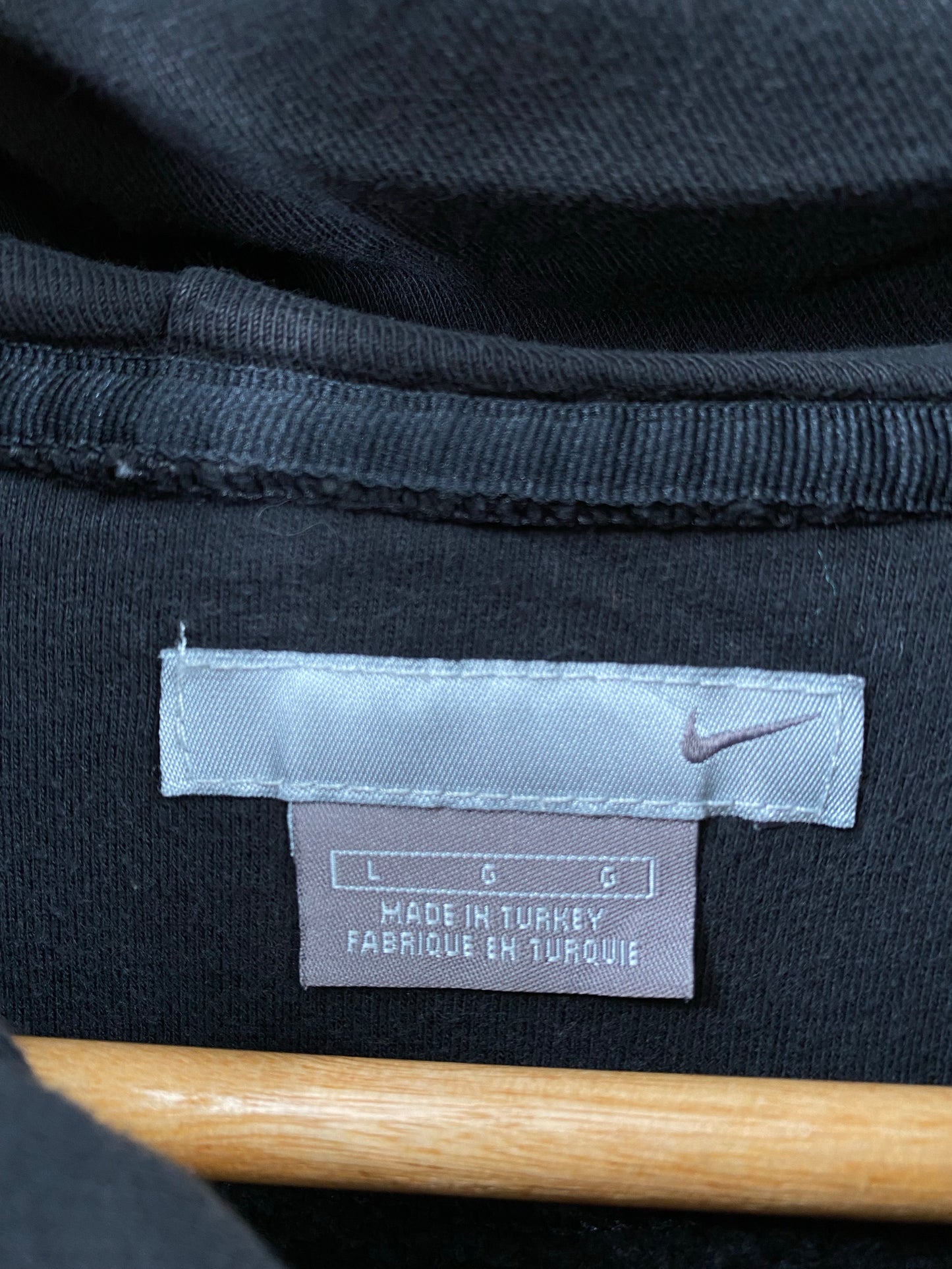 00' NIKE Size L Vintage Hoodie Sweat-Shirt / K4198