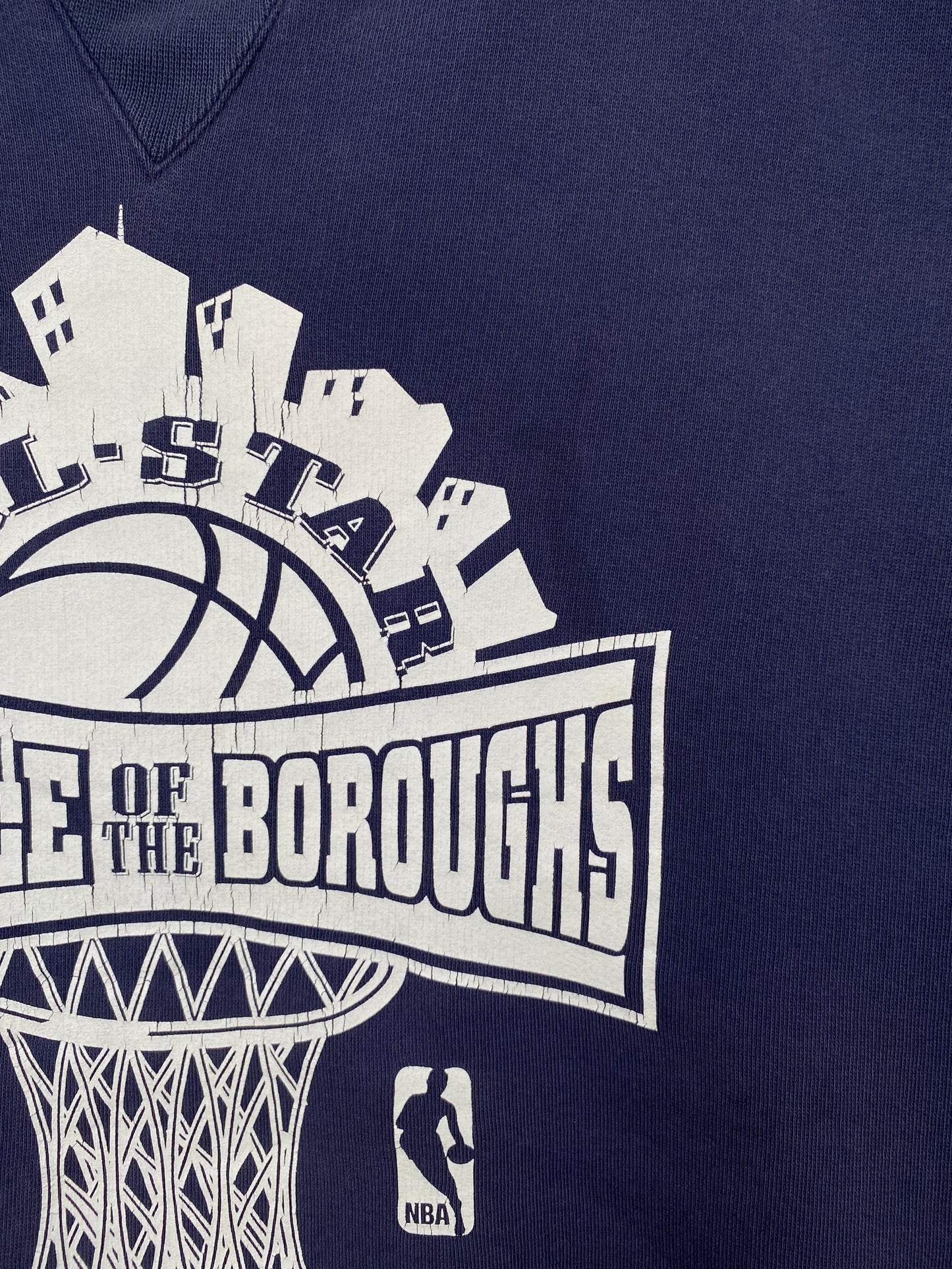 90's NIKE x Footlocker ALL-STAR BATTLE OF THE BOROUGHS Size XL Vintage NBA Sweat-shirt / A1379