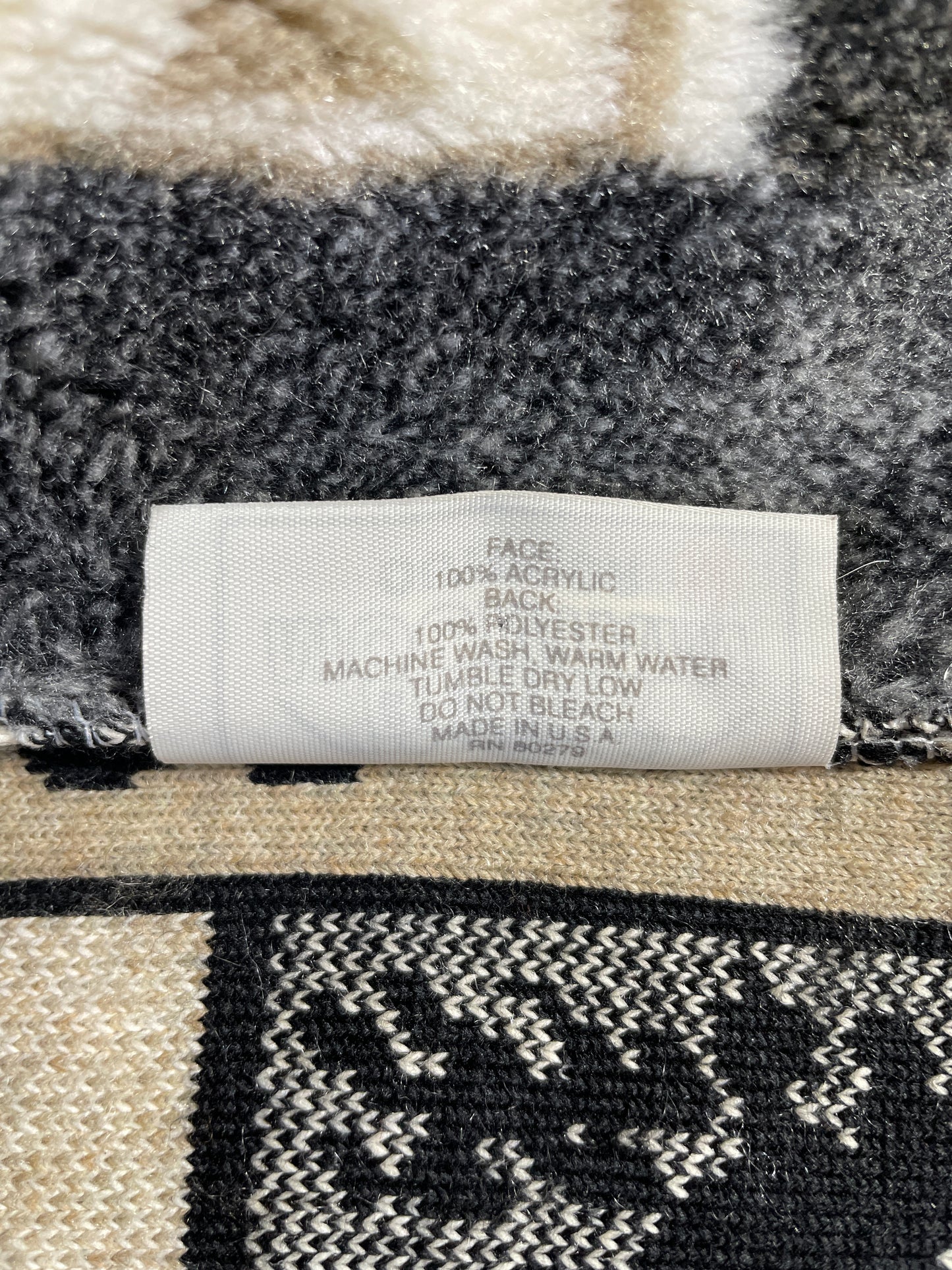 Vintage BLACK MOUNTAIN Size M Zip Up Fleece Jacket / E816
