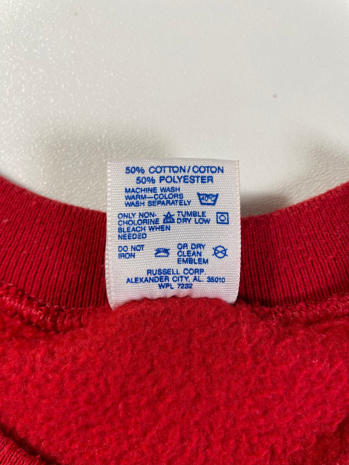 90’s WISCONSIN BADGERS ROSE BOWL Made in USA Size XL Vintage College Sweat-shirt / A483
