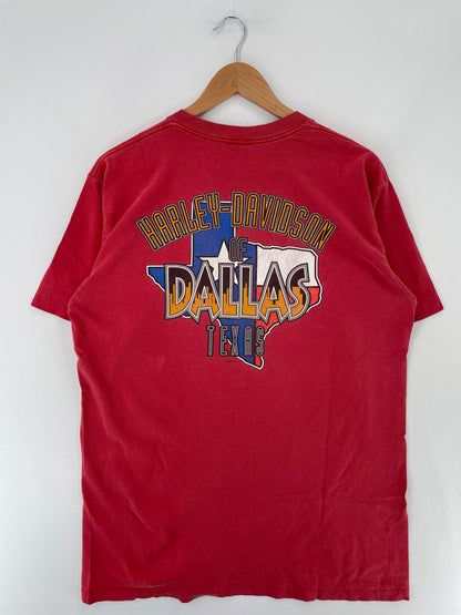1998 HARLEY DAVIDSON Made in USA Size L Vintage T-shirt / E6535T