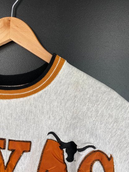 90’s TEXAS LONGHORNS Made in USA Size L Vintage College Sweat-Shirt / A1820