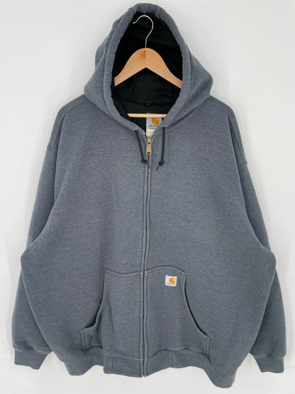 .Vintage CARHARTT Size XXXL Zip-up Hoodie Sweat-Shirt / A8888